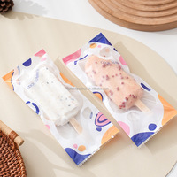 Sacs à sucettes imprimés sur mesure, pochettes en plastique scellées à l'arrière pour l'emballage de crèmes glacées et de bonbons