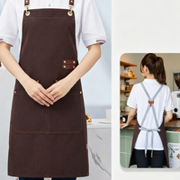 Tablier anti-taches imperméable pour hommes et femmes, idéal pour les chefs, les cafés, les barbecues et la cuisine