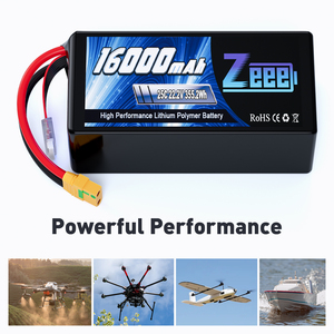 Zeee FPV 무인 항공기 배터리 6S 16000mAh 25C 22.2V UAV 배터리 <span class=keywords><strong>RC</strong></span> 쿼드콥터 비행기 헬리콥터 자동차 트럭 - Product Image 4