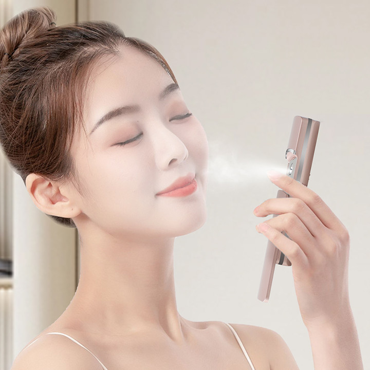 Mini Portable Pocket Handy Ion Disinfect Face Vapor Face Steamer Facial Nano Mist Sprayer nano spray