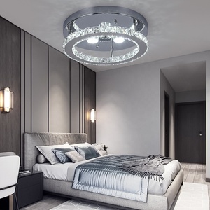 Elegante moderne designverlichting, moderne 30cm 31W kristallen ronde plafondlamp - Product Image 4
