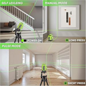 360 °   Niveau <span class=keywords><strong>laser</strong></span> auto-nivelant avec trépied 4D 4 360 °   Ligne transversale pour la rénovation de la construction, <span class=keywords><strong>carrelage</strong></span> de sol - Product Image 5