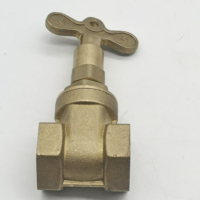 Vanne de porte étanche forgée à commande magnétique BSP n1, filetage protecteur, avec serrure à clé, couteau de slime, étanche à air pour compteur d'eau