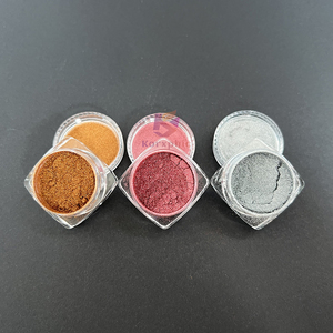 Hot Pink Sliver Orange Laser Holographic sắc tố Unicorn Nail bột Holographic hiệu ứng cho sơn - Product Image 4