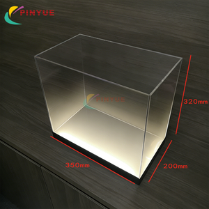 Boîtes de présentation de pâtisserie rotatives en acrylique transparent avec base LED, 3 niveaux réglables, montage facile, support en acrylique pour <span class=keywords><strong>boulangerie</strong></span> - Product Image 5