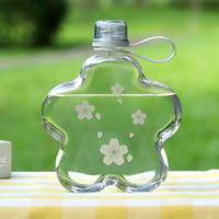 Pot en forme de fleur couvercle en liège cadeau souvenir de mariage Tritan sans BPA 500ml isolation thermique applicable boîte-cadeau écologique
