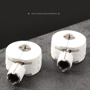 ボルトホルダー付きの新しい家具コネクタキャビネットサポートブラケット製造棚ピン4in1キャビネット目に見えないダボ - Product Image 2