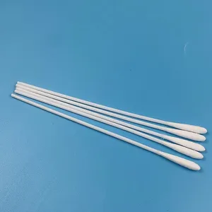 Disposable 6-Inch Long Cotton Swab With 30mm Head Length Applicator Cotton Bud