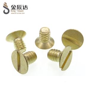 براغي شيكاغو نحاسية 4 مم 4.7 مم 5 مم 6 مم 10 مم 12 مم 15 مم 28 مم براغي شيكاغو برأس مسطح من قطعة واحدة - Product Image 2