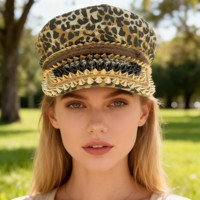 Casquettes de fête en gros 3 MOQ, rouge, blanc, bleu, à sequins, style capitaine, avec lunettes steampunk et pointes pentagramme, pour le 4 juillet, festivals, plage et fêtes en extérieur