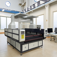 Découpeuse laser CO2 automatique intelligente pour tissus et textiles, haute précision avec CCD, pour l'impression numérique