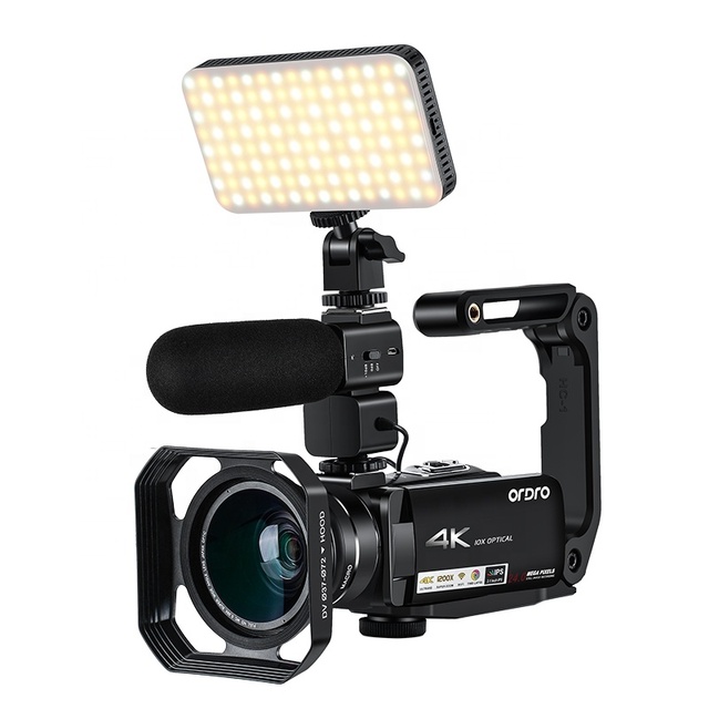 Best Quality 4K Optical Zoom AC7 Vlog Night Vision Live Streaming Professional Video Camera