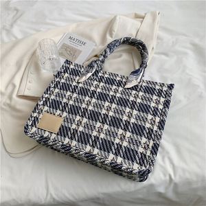 2023 New Fashion Designer Ladies Plover Case <b>Canvas</b> Oversized <b>Mini</b> Tote Handbag with Zipper Anti-Theft & Water Resistant - Product Image 6