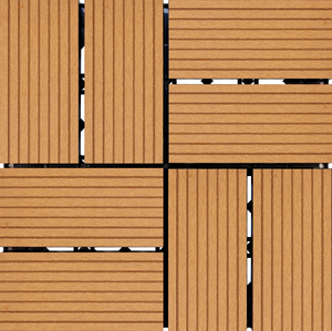 Dalles de terrasse en composite bois-plastique (WPC) sur mesure, finition grain de bois brossé, pour extérieur, hôtel, villa, jardin, balcon, <span class=keywords><strong>parc</strong></span> - Product Image 1