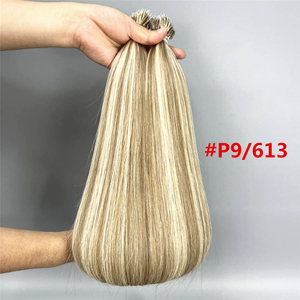 <span class=keywords><strong>Nano</strong></span> anillo doble dibujado 12A grado extensiones de cabello crudo 30 pulgadas suelta onda profunda y rizado recto teje 1B estilos preunidos - Product Image 2