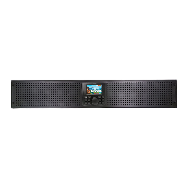 ATV UTV Sound Bar System-13 CM Wide, IP66 Rated Weatherproof, Bl-u-e-tooth, Amplified, Easy Installation for 12 Volt Vehicles