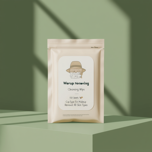 Lingettes nettoyantes WenNature, 150 feuilles, type capuchon, pour le démaquillage, tous types de peau - Product Image 3