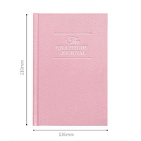 Vente flash : Journal personnalisé A5 en lin avec reliure spirale, planificateur de vie pour filles et garçons, carnet quotidien, cadeau, gratitude, réussite, 100 feuilles