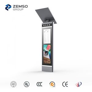 High-performance Customized Outdoor Solar Wayfinding LCD Touchscreen Digital Poster Bus Stop Information <strong>Signage</strong> 1 Year Warranty - Product Image 4