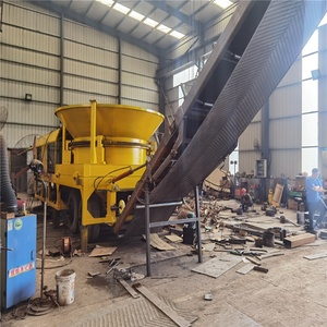 Tub Grinder with Hammer Log <b>Branches</b> and Whole <b>Tree</b> Root Pallet Timber Wood Crusher - Product Image 5