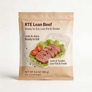 Sachet alimentaire à trois soudures latérales pour côtes de <span class=keywords><strong>porc</strong></span> aigres-douces en sauce, sac laminé en aluminium pour plats préparés - Product Image 3