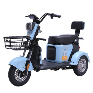 Nuevo <span class=keywords><strong>Triciclo</strong></span> Eléctrico Pequeño para Adultos, Scooter Familiar para Mujeres, Vehículo Eléctrico de Tres Ruedas para Niños y Ancianos - Product Image 5