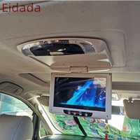 Monitor Universal de 9/11 Pulgadas para Techo de Auto, Plegable, con Control Remoto, Pantalla LCD TFT, Resolución 800x480, 16:9, para Reversa, DC