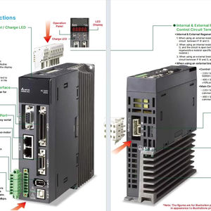 Servoaccionamiento Delta Compacto ASD-B3-0721-L 750W 220V de Fácil Configuración para Transportadores y Unidades de Transferencia Pequeñas - Product Image 1