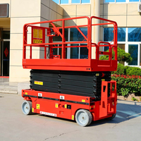 Chariot de plateforme élévatrice à ciseaux électrique motorisé 8M