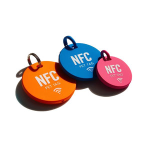 Collar NFC <span class=keywords><strong>para</strong></span> Mascotas con Código <span class=keywords><strong>QR</strong></span> Impreso Personalizado y Programable NFC213 +, Etiqueta NFC - Product Image 5