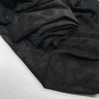 Tissu en microfibre extensible à base d'eau, velours suédé, résistant à l'abrasion, résistant aux plis, finition brossée suédée pour voiture