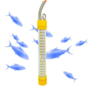 200W 24v IP68 Green LED Night Fishing Lures Deep Water Underwater Lamp with Ease Attracts Fish