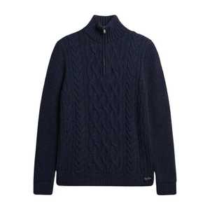 1/4 Zip nueva llegada de moda cuello simulado primavera-otoño suéter personalizado hombres suéter cuarto Zip - Product Image 5