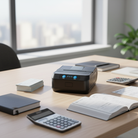 Imprimante de reçus mobile sans fil Cashino PDM-02 2 pouces, impression matricielle, interface USB/WiFi, garantie 1 an - En stock