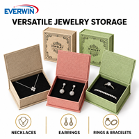 Boîte à bijoux magnétique en forme de livre, élégante, avec motif coucou, taille et couleur personnalisables, idéale pour l'emballage de bijoux de luxe – Meilleure vente