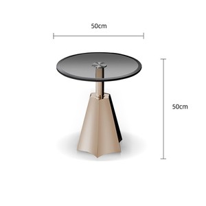 Luxury Metal Coffee <strong>Table</strong>, Minimalist <strong>Clear</strong> Glass Side <strong>Table</strong>, Home Entryway <strong>Table</strong> and Living Room Set - Product Image 6