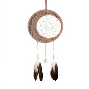 Atrapasueños Artesanal de Estilo Art Deco, Decoración Colgante Hecha a Mano y Ecológica para Ocasiones Festivas como Diwali - Product Image 1