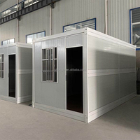 Serre industrielle pliable respirante à montage rapide, cabine conteneur modulaire pliable, mini-maison préfabriquée portable, abri mobile