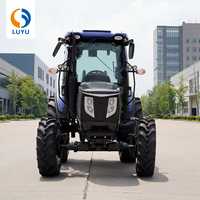 Tracteurs LUYU Plow Pose 80-120 CV, moteur diesel, boîte de vitesses 4x4, roulement multifonctionnel, tracteur agricole pour rizières avec cabine