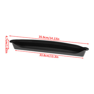 <b>Seat</b> Side Organizer 35.9cm Black ABS <b>Storage</b> Box For Jeep Wrangler JL Passenger Side - Product Image 1