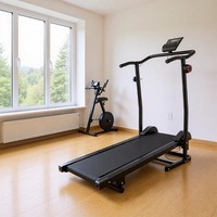 Caminadora Manual Plegable que Ahorra Espacio ZB-WTP-5, Máquina para Caminar Compacta Sin Motor para Gimnasio en Casa, Apartamento, Fitness, OEM Personalizado