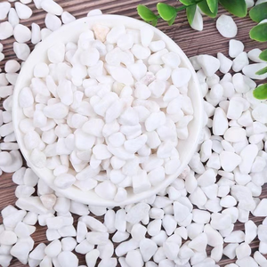 Sự lựa chọn tốt nhất cho nhà vườn & cảnh quan trang trí nội thất đánh bóng pha lê trắng Vòng đá tự nhiên <span class=keywords><strong>cobbles</strong></span> & sỏi hiện đại lát đá - Product Image 2