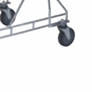 Venta caliente buen zinc barato con polvo estilo australiano subir escalera carrito de compras - Product Image 3