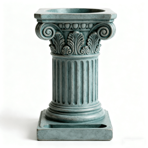 Decoración de Poliresina, Escultura para el Hogar, Recuerdo, Estatua Decorativa, Figura de Ángeles de Resina, Columna Romana Gótica, Portalápices de Resina, Figura de Acción de Resina - Product Image 2