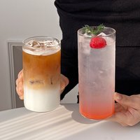 Verres Highball Minimalistes Transparents et Fins pour Bière, Mojito, Jus, Eau – Gobelets Résistants au Lave-Vaisselle