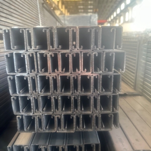Galvanized 41mm Steel Slotted Strut Channel for Gas Industry Roll Formed Cut/Welded to Order ISO Compliant - Product Image 2