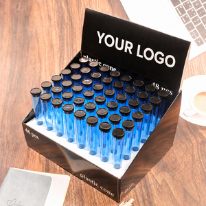 Tube à tabac anti-enfants avec logo personnalisé, conteneur en plastique de 109 mm avec impression sérigraphique, tube à ouverture facile pour l'emballage - Product Image 1