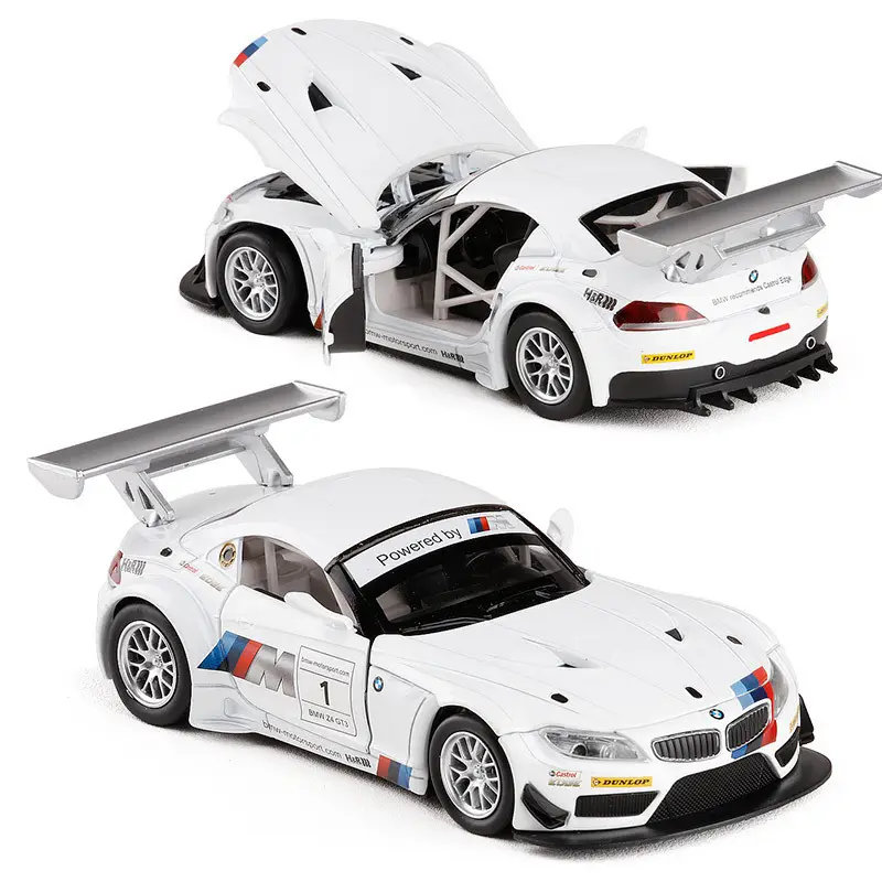 Grosir mainan hadiah mobil model die cast paduan bmw z4 1:24