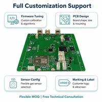 Placa PCBA para Detector de Calidad del Aire, IAQ, CO2, CO, TVOC, PM2.5, Sensor de Temperatura y Humedad, Sistema de Monitoreo Ambiental IoT 4G Personalizado