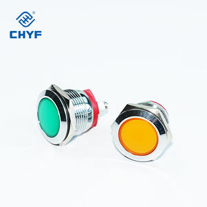 CHYF 12mm 16mm 22mm 방수 IP65 나사형 터미널 램프 메탈 인디케이터 LED 라이트 220V - Product Image 5